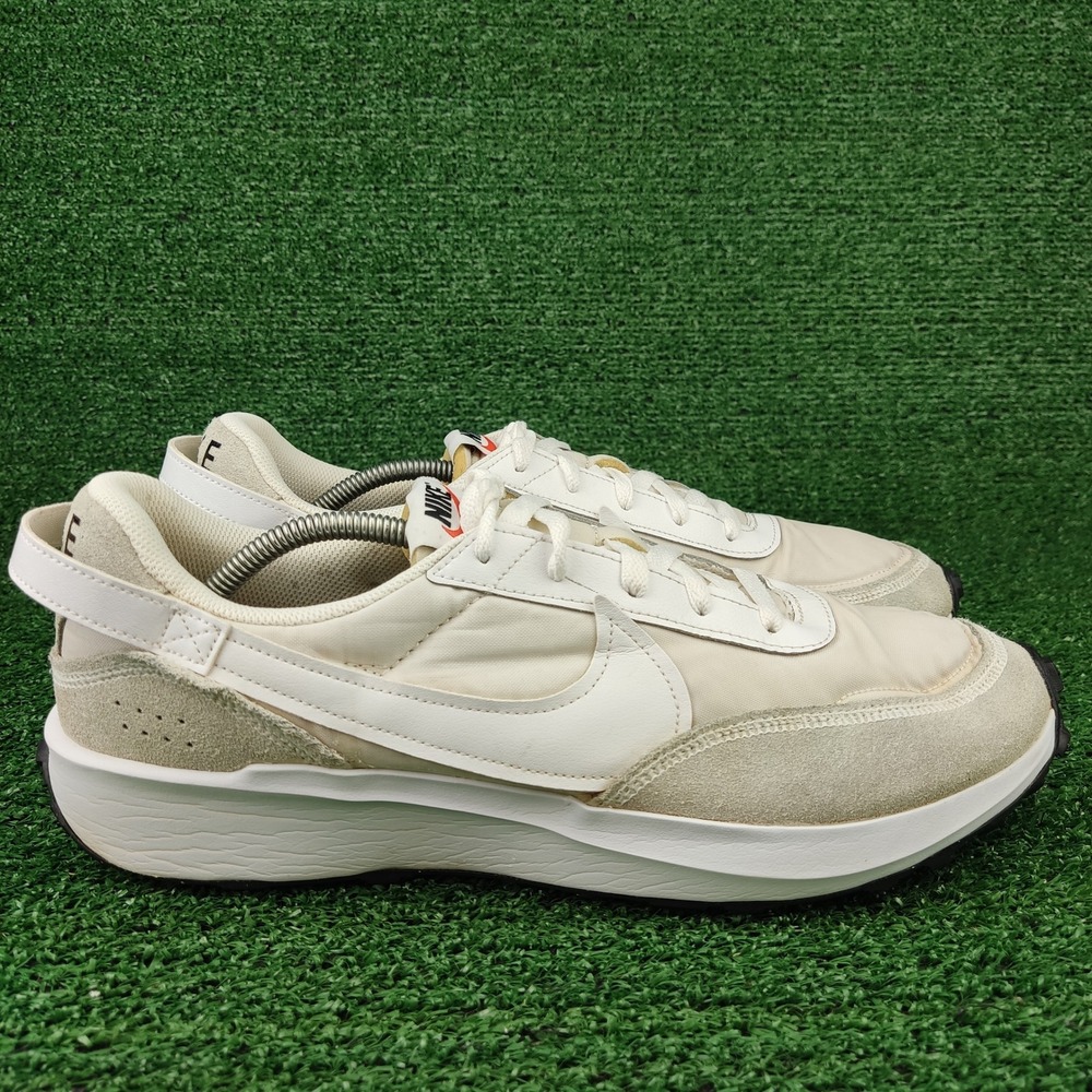 Nike Sneakers Mens 13 Sail Waffle Archive DH9522-101 Low Top Suede Nylon Shoes